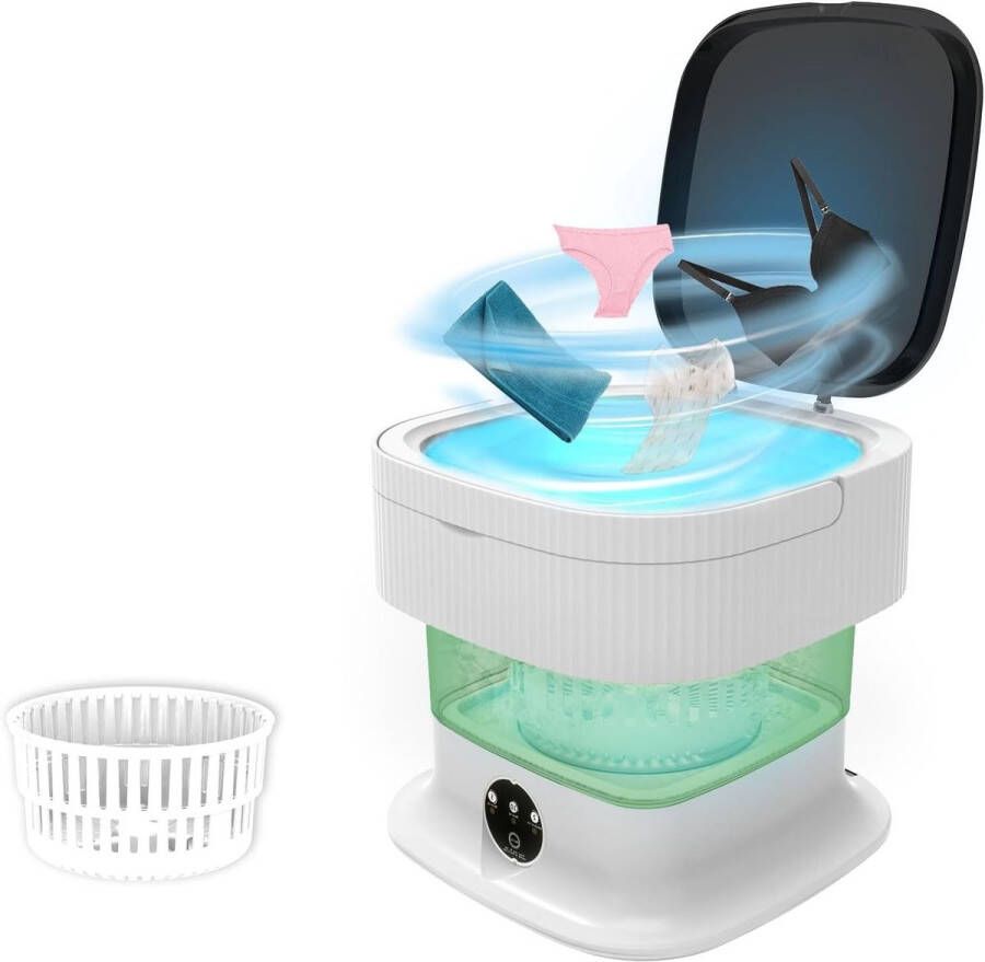 Brandless Mini Wasmachine met Centrifuge Voor Kleine Wasgoed Meerdere Programma's