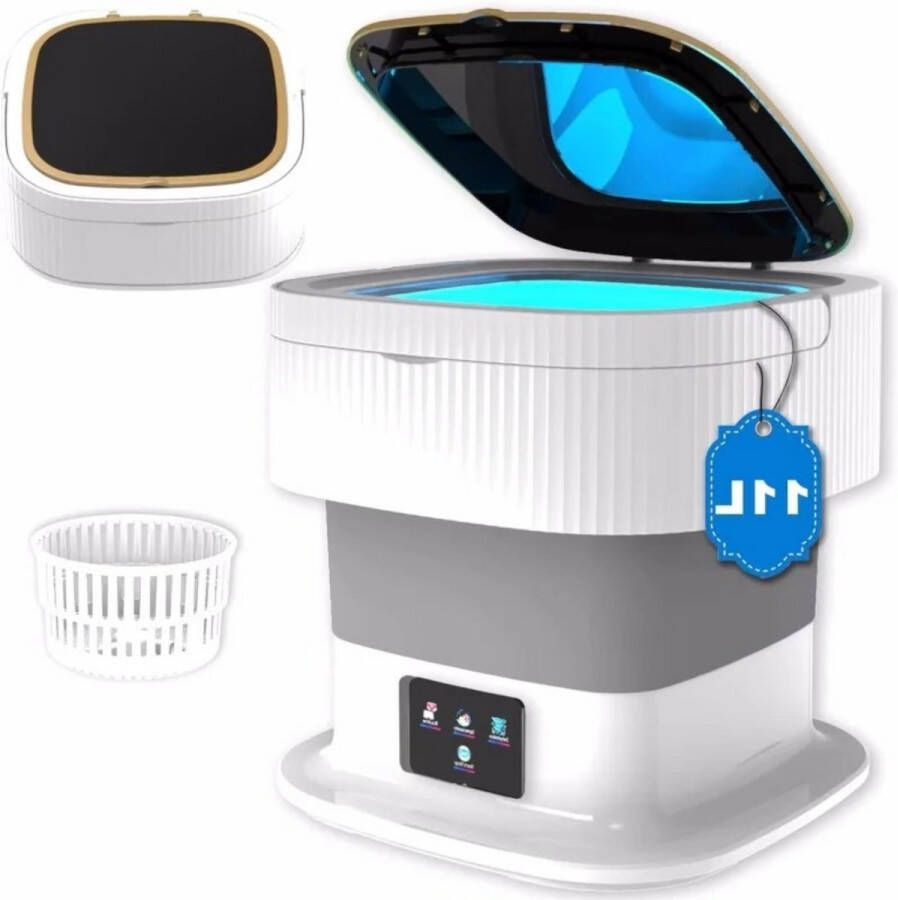Brandless Mini Wasmachine met Centrifuge Voor Kleine Wasgoed Meerdere Programma's