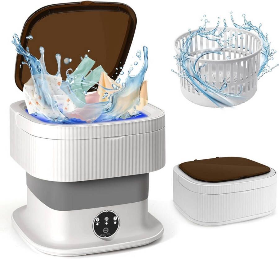 Brandless Mini Wasmachine Voor Kleine Wasgoed Meerdere Programma's - Foto 2