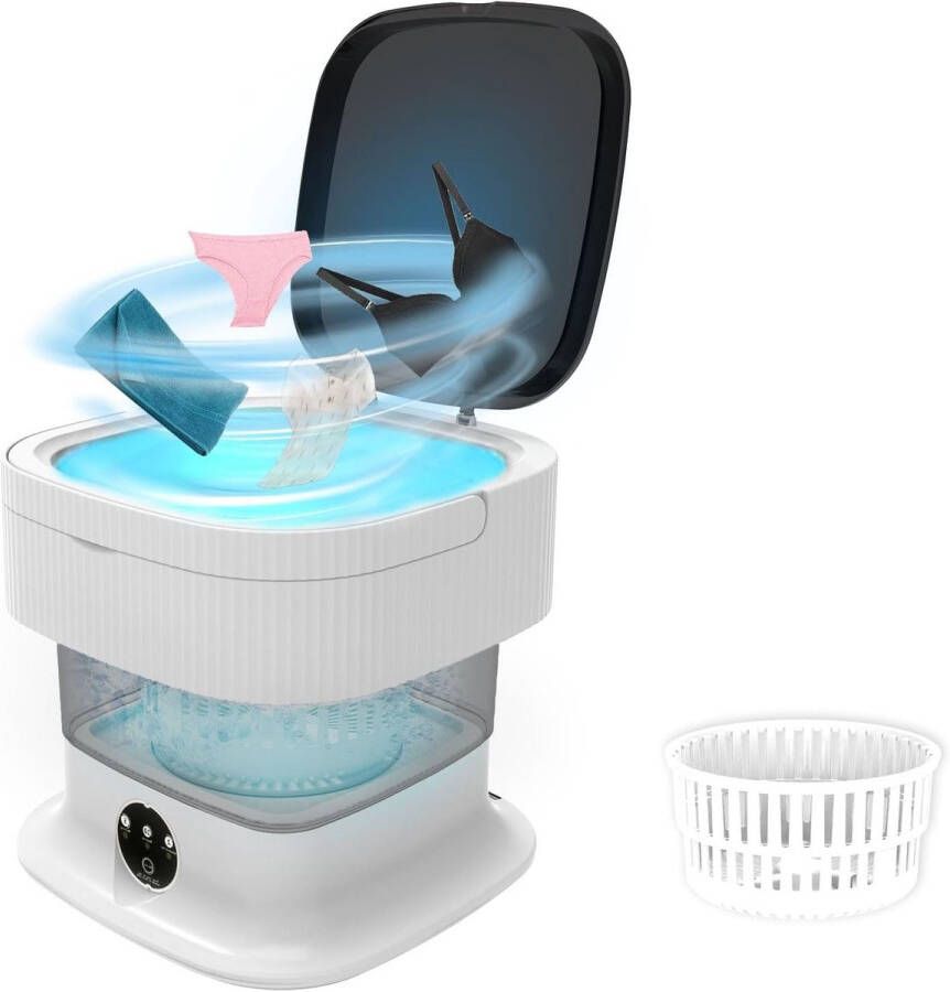 Brandlesss Mini Wasmachine Voor Kleine Wasgoed Meerdere Programma's - Foto 2