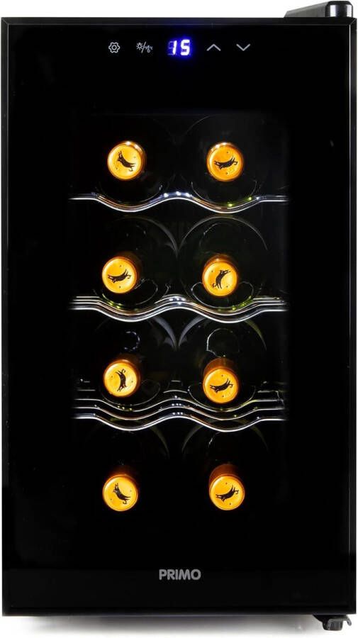 Brandless Wijnkoelkast Wijnklimaatkast Wijnkoeler Flessenkoelkast Zwart