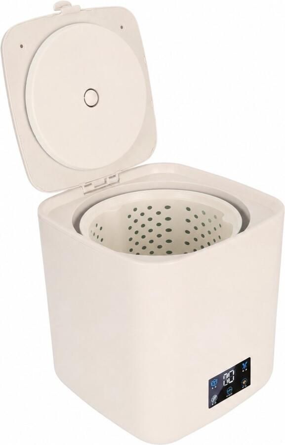 BSS Mini Wasmachine Camping Wasmachine 7L Met Centrifuge Volautomatische Draagbare Wasmachine LCD Touchscreen