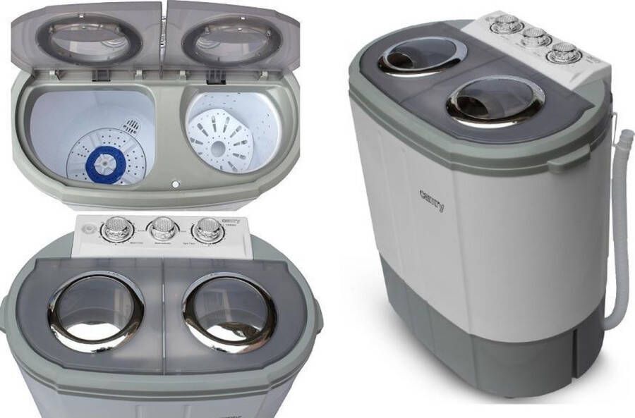 Camry Luxe extra slimme en duurzame mini wasmachine + centrifuge kleine studenten reis thuis wasautomaat