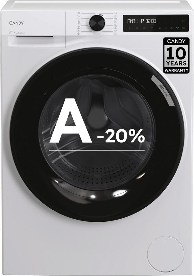 Candy BR 413BL8-S wasmachine Voorbelading 13 kg 1400 RPM Wit