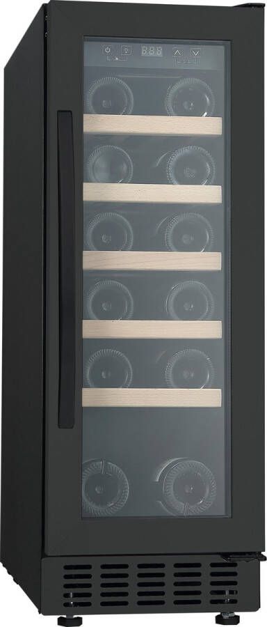 Caviss SLEN120TBE5 Wijnkoelkast 20 Flessen 1 Temperatuur LED verlichting H 82 cm 30 cm B