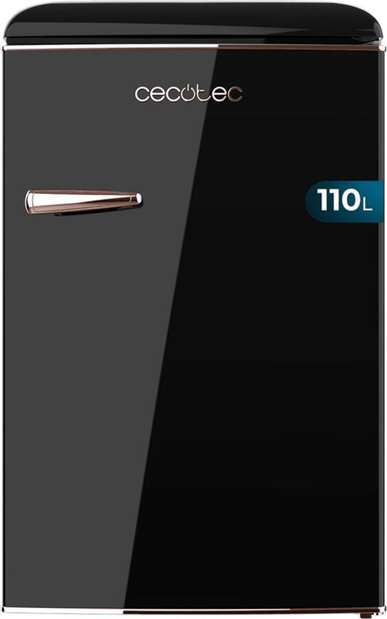 Cecotec Koelkast vrijstaand 110L Bolero CoolMarket TT Origine 2 deuren zwart E