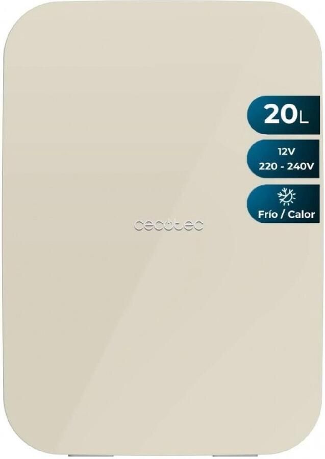 Cecotec Mini Fridge Bolero MiniCooling Beige 20 L