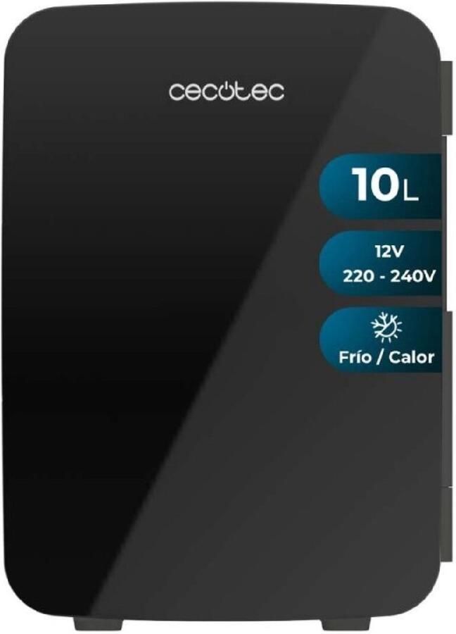 Cecotec Mini Fridge Bolero MiniCooling Black 10 L