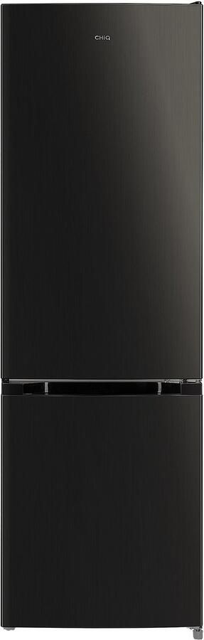 Chiq CBM260LC Koel-vriescombinatie 262 Liter 38 dB Donker RVS Low Frost 12 jaar garantie op compressor