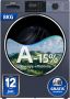Chiq CW8728X Wasmachine 8 KG Space Pro Energieklasse A-15% Plat ingebouwd-16 programma's AI Smart 12 jaar garantie op motor 2026 Nieuw - Thumbnail 1