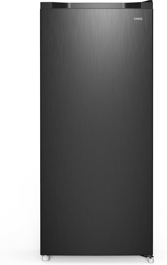 Chiq FSD160D4E Vrijstaande Vriezers 145 Liter 5 Vrieslades Energieklasse E RVS Zwart 12 Jaar Garantie op Compressor