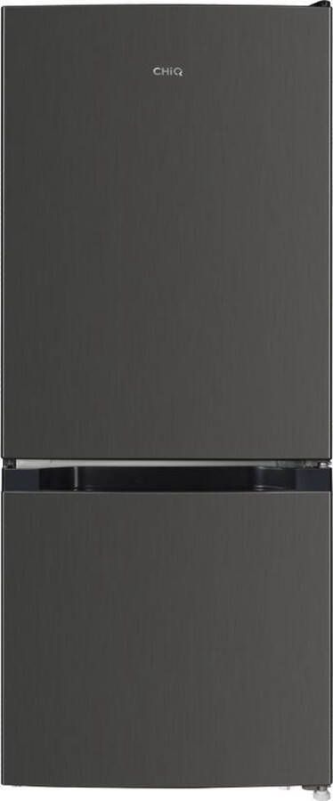 Chiq CBM117L42 Koel-vriescombinatie Low Frost 117 liter Zwart 12 jaar garantie op compressor Kleine koelkast 114 CM hoog - Foto 1