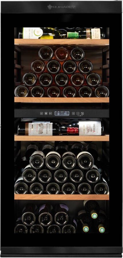 Climadiff Millesime 140DB vrijstaande wijnbewaarkast 138 flessen 1 zone