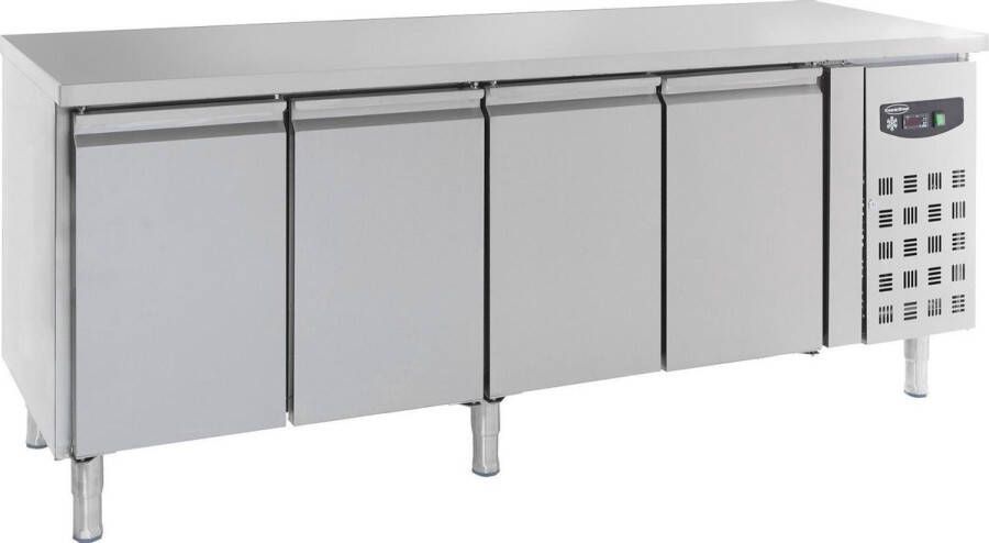 Combisteel Professionele Horeca Koelwerkbank 4 Deurs 700 - Foto 1