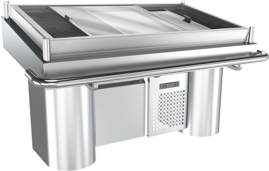 Combisteel Gekoelde Vis Toonbank -5°C 0°C B=170cm 7178.0900