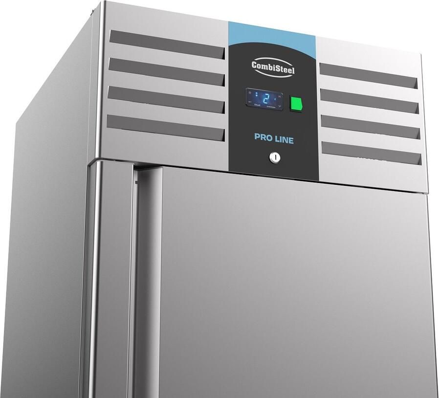 Combisteel Koelkast PRO LINE 550L RVS -2°C +8°C Geforceerd 700x710x2050mm Horeca Koelkast
