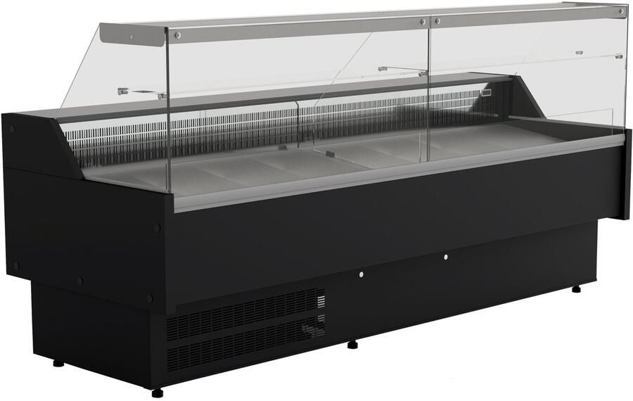 Combisteel Koeltoonbank Zwart Morris +1°C +10°C Statisch Gekoelde Reserve 2584x1095x1280mm - Foto 1