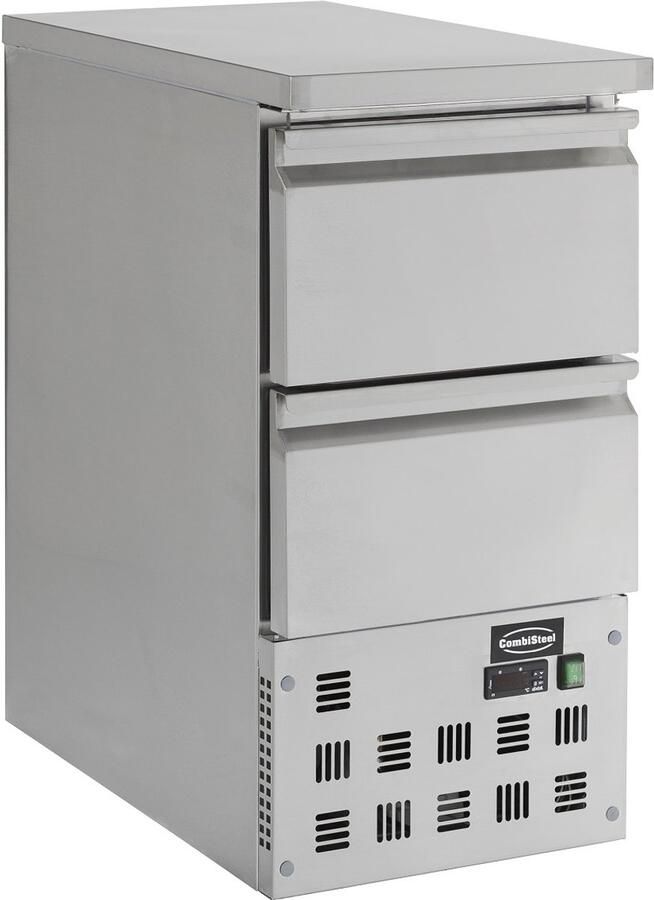 Combisteel Koelwerkbank 109L 2 laden 1 1 GN +2 +8°C 0.12kW 230V 435x700x870mm - Foto 2