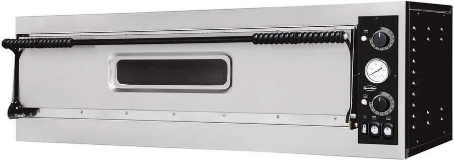 Combisteel Pizza Oven 1 Kamer 3x Ø35 cm 400V 1305x600x413mm Horeca Oven