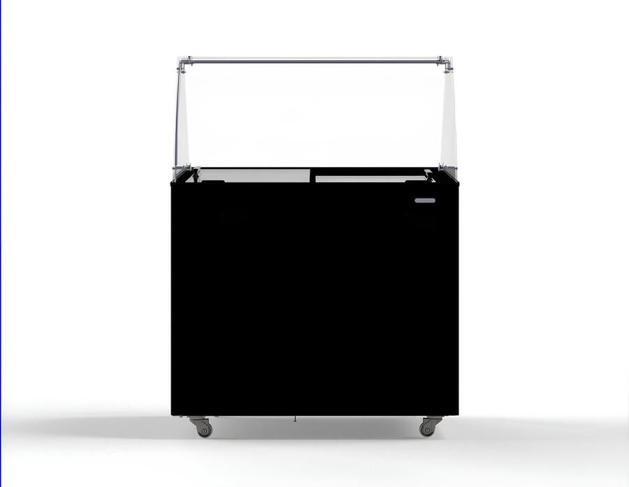 Combisteel Schepijsvitrine CORSICA 231L 6x 5L Statisch Wielen 909x644x1229mm