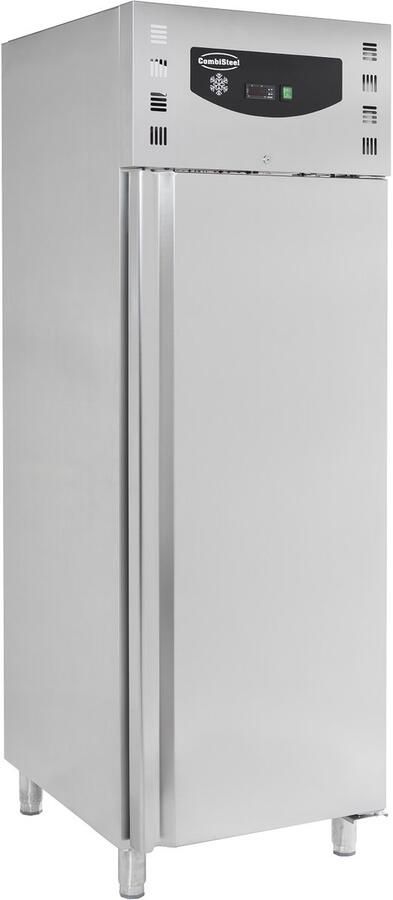 Combisteel Vrieskast STANDARD LINE 650L 2 1 GN RVS -18°C -22°C Geforceerd 740x830x2010mm - Foto 2
