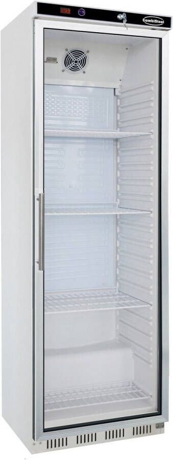 Combisteel Koelkast 400L Wit +2°C +8°C Statisch + Ventilator 600x585x1855mm Horeca Koelkast