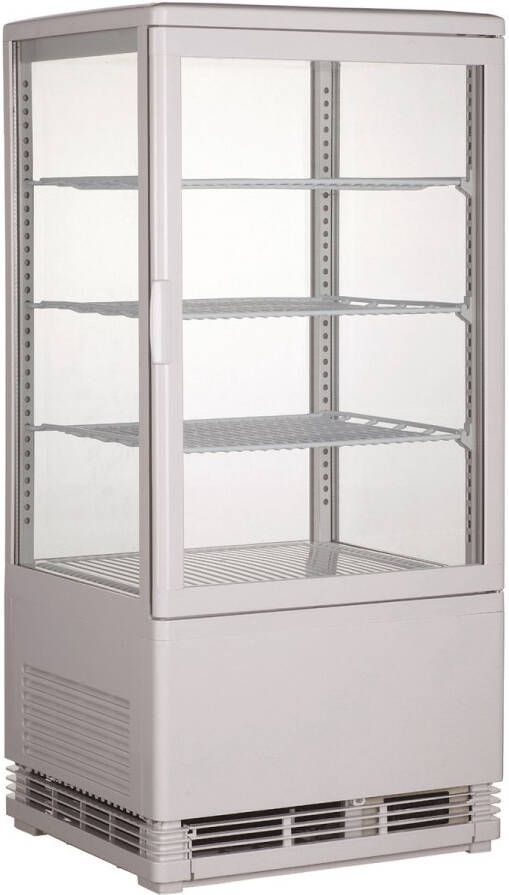 Combisteel Horeca Koelvitrine 68L Wit