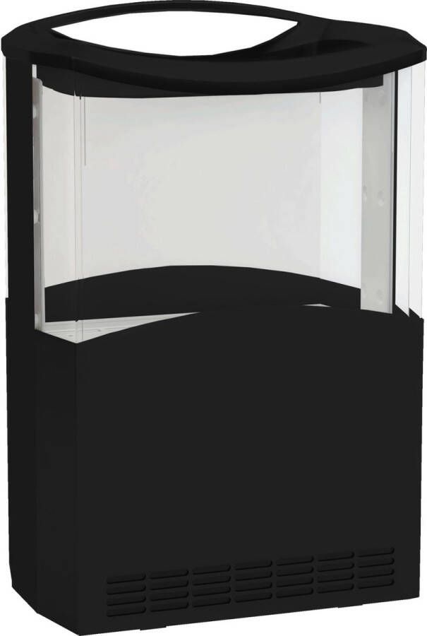 Combisteel IMPULSKOELER OPEN ZWART 110L 7464.0310 Horeca & Professioneel