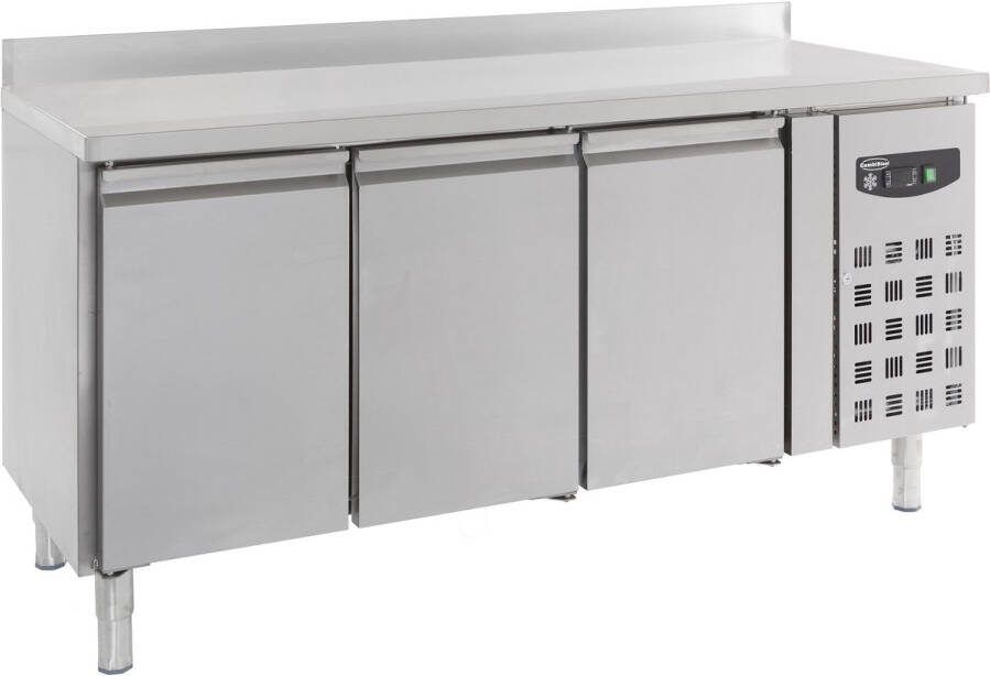 Combisteel Koelwerkbank 417L Met 3 Deuren (1 1 GN) En Achterrand 1795x700x850 950mm