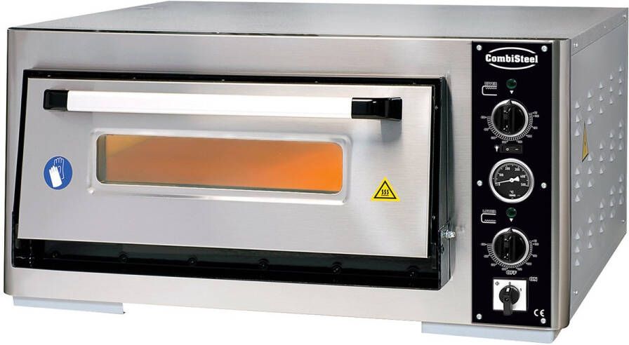 Combisteel Pizza Oven 1x 4 Pizza s Ø300mm 400v 890x810x430 Mm Horeca Oven