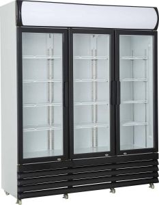 Combisteel Professionele Display Koelkast 1065L 3 glasdeuren 7455.2110 Horeca