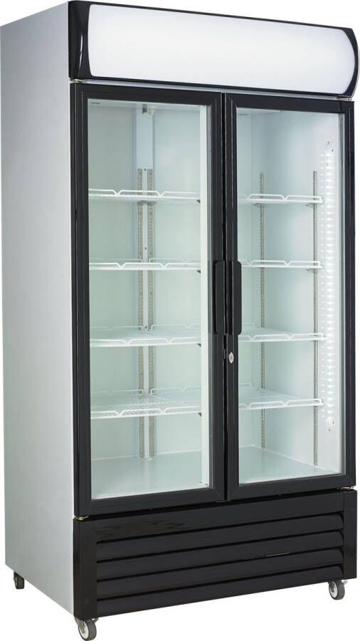 Combisteel Professionele Display koelkast 670 liter 2 glasdeuren 7455.2105 Horeca - Foto 1