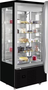 Combisteel Professionele Gekoelde Gebaksvitrine Chocolade 7489.5395 Horeca