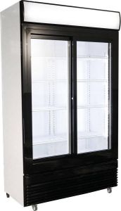 Combisteel Professionele Horeca koelkast 780 L 2 Schuifdeuren Glasdeuren 7455.1396 Horeca