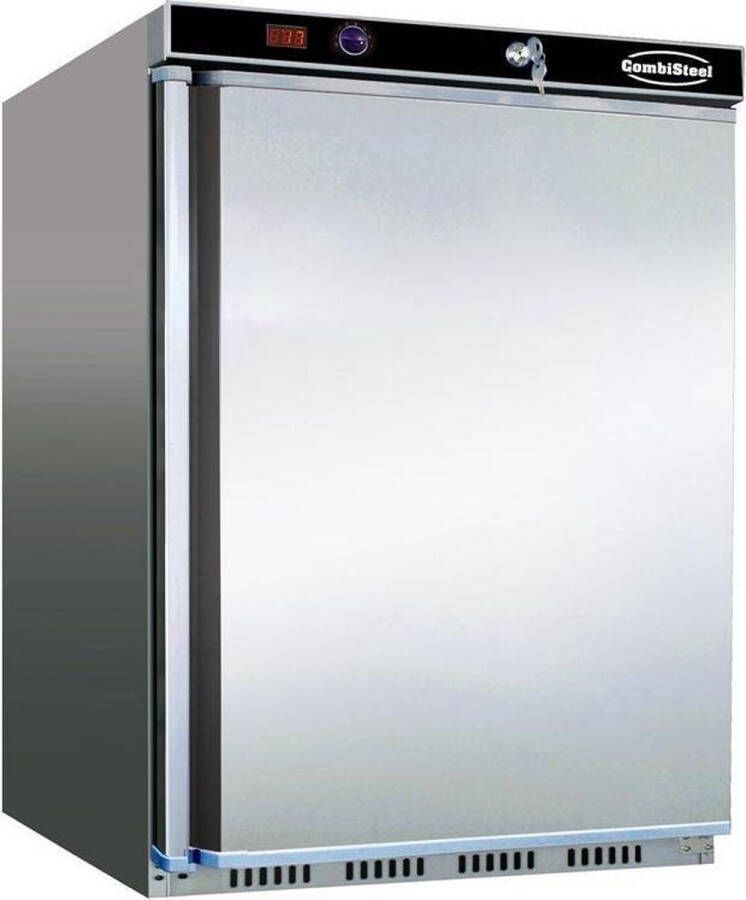 Combisteel Professionele Horeca Tafelmodel koelkast RVS met 1 deur 600(b) x 585(d) x 855(h) mm 130 Liter