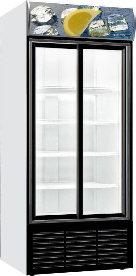 Combisteel Professionele Horecakoelkast met Schuif Glasdeuren 852 Liter