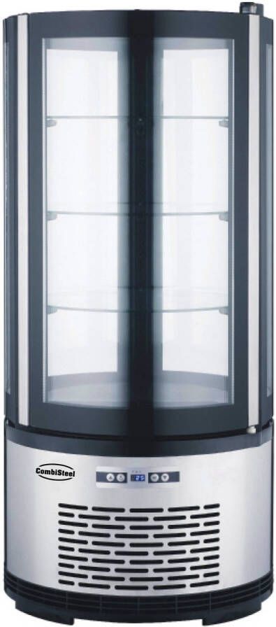 Combisteel Professionele Koelvitrine 100 liter| 7487.0080 Horeca