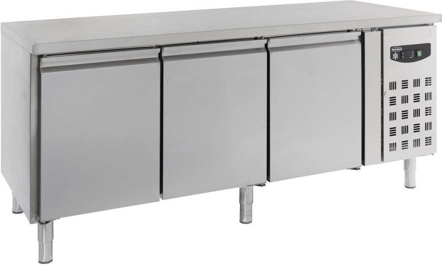 Combisteel Bakkerij Koelwerkbank STANDARD LINE 635L 3 Deuren EN600x400 +2°C +8°C Geforceerd 2020x800x850mm