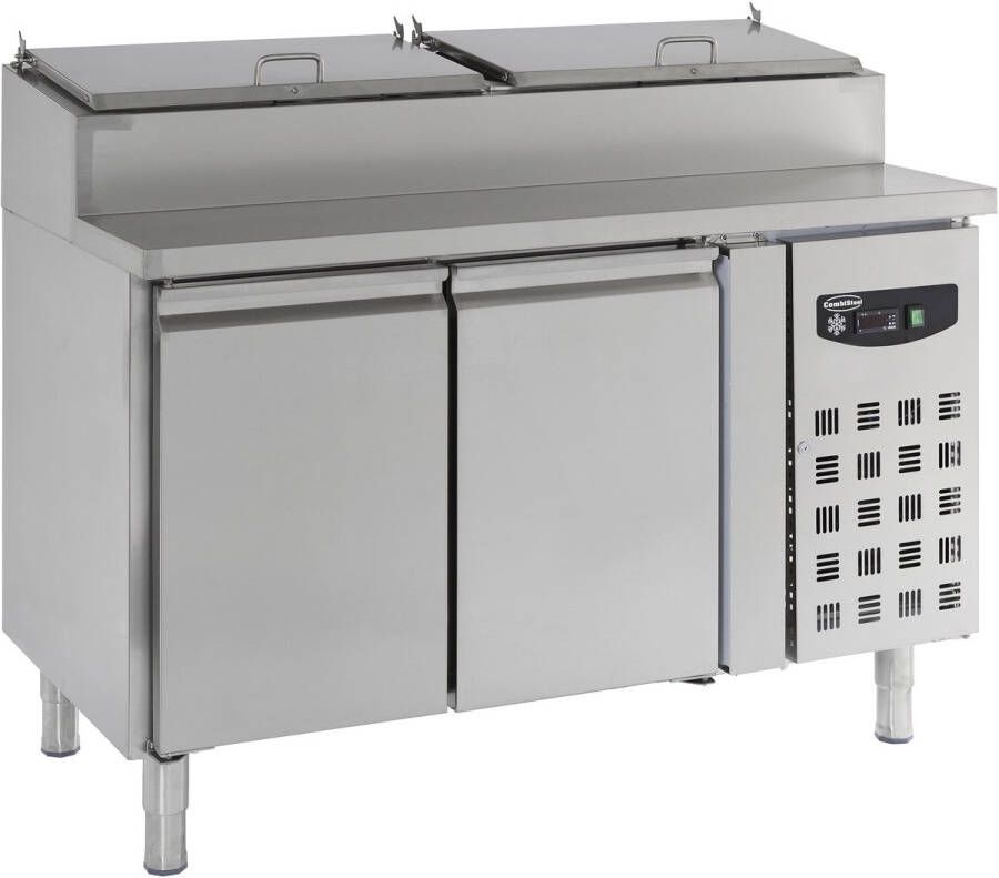 Combisteel Professionele Saladette 2 Deuren 6x 1 3GN-Pan Standard Line 7450.0102 Horeca