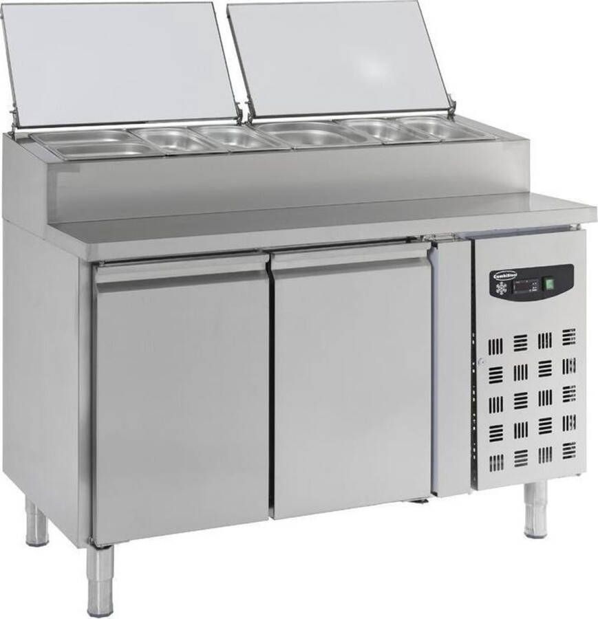 Combisteel Professionele Saladette 2 Deuren 6x 1 3GN-Pan Standard Line 7450.0102 Horeca - Foto 1