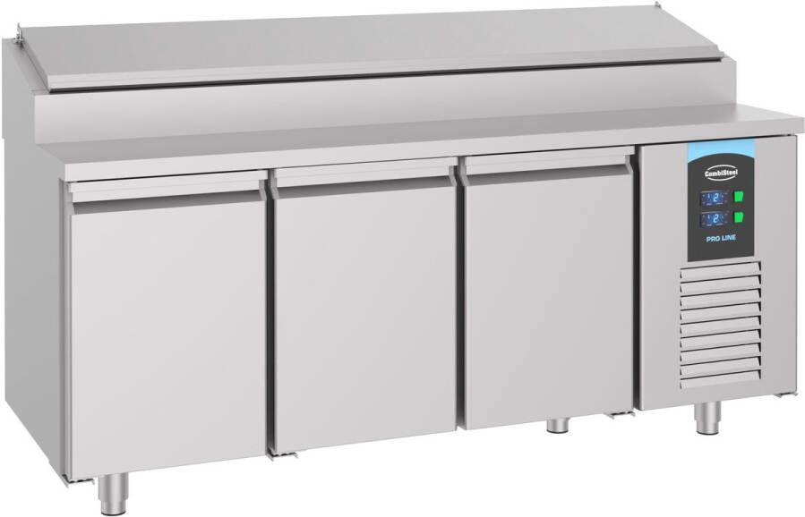Combisteel Professionele Saladette 3 Deuren 10x 1 3GNPan Pro Line 7489.5145 Horeca