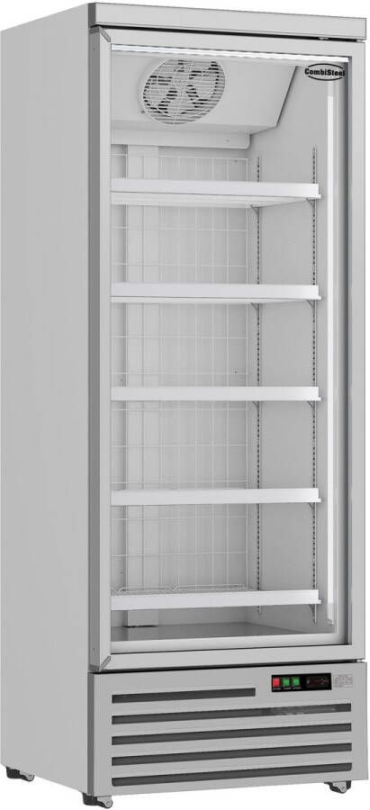 Combisteel Vrieskast 1 Glasdeur 600 L Zilver 7455.2214