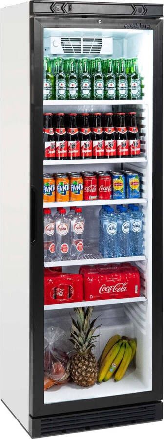 Cooldura Koelkast 380 Liter Zwart Wit LED 380 Liter S3BC-I Horeca & Professioneel