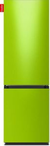 Cooler LARGECOMBI-ALGRE Combi Bottom Koelkast E 198+66l Light Green Gloss All Sides
