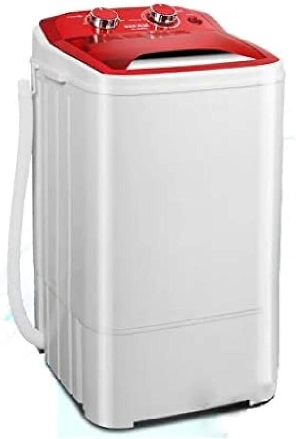 Corenia Kleine Wasmachine – Mini Wasmachine – Compacte Wasmachine – Semi-Automatische Wasmachine – Student Wasmachine – Antibacteriële UV-Lichtfunctie – Milieuvriendelijke PP-Trommel 3 kg