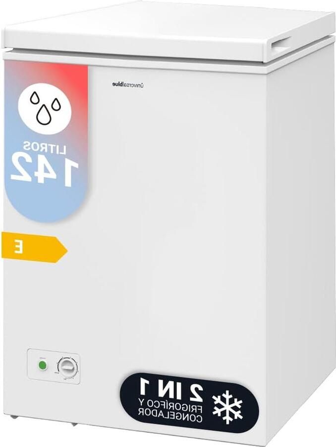 Corenia Vrieskast – Diepvrieskast – Tafelmodel Vriezer – Kastmodel Vriezer – 2-In-1 Koelkast Vriezer – 147 Liter – Stil En Mechanisch Bedienbaar