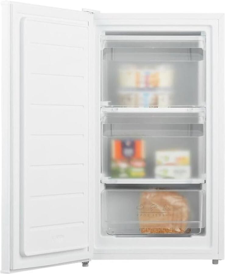 Corenia Vrieskist – Diepvriezer – Tafelmodel – Vrieskoffer – Mini Vriezer – 60 Liter – 3 Transparante Lades – Energieklasse D – Reversibele Deur – Stil 35 dB