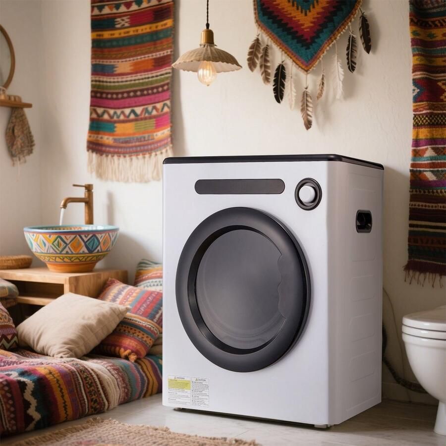 Corenia Wasdroger – Tumble Dryer – Ventilatiedroger – Droogkast – Compacte Droger – 4 kg – 6 Automatische Programma s – Smart Drying System – Dubbele Temperatuurbeveiliging – Stapelbaar