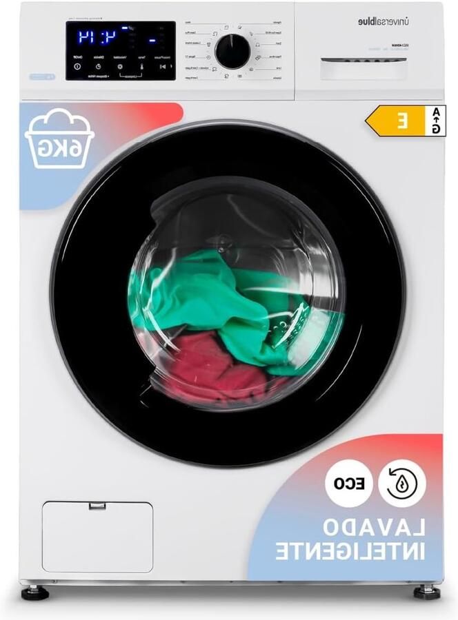 Corenia Wasmachine – Wasautomaat – Voorlader – Wasmachine Compact – Wasmachine 6 kg – 15 Wasprogramma s – Startuitstel & Kindveiligheidsfunctie