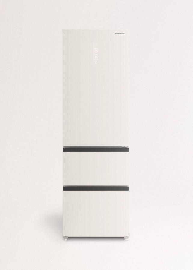 Create 401L koelkast in Italiaanse stijl met Perfect Fit Space Pro en Care+ Gebroken wit FRIDGE STUDIO COMBI PRO FLEX 401